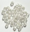 50 6mm Faceted Silverlined Crystal Firepolish Beads